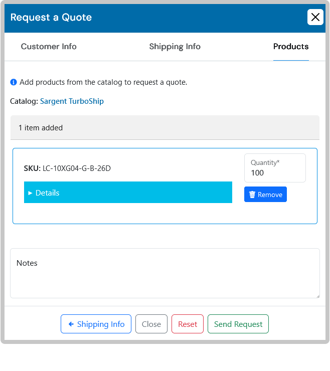 product information